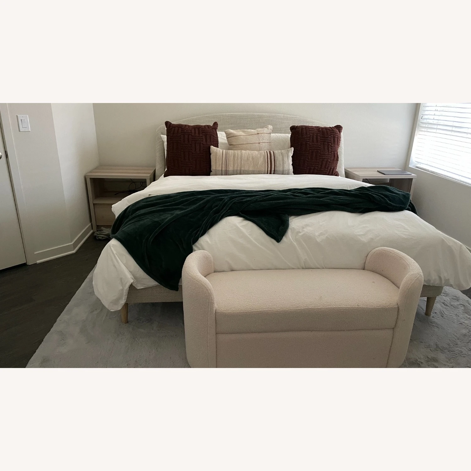 Crate & Barrel Lafayette King Bed - Image 3