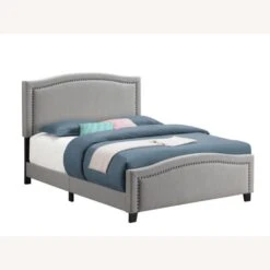 Other Modern King Bed In Mineral Colored Fabric