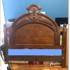 Antique Decorative Full Size Wooden Bed