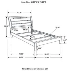 Other Transitional Style Twin Bed In Rich Merlot Finish