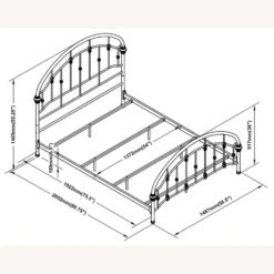Other Full Bed In Dark Bronze Metal Frame Finish