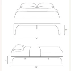 Other Full Bed In Silver Sturdy Steel Frame