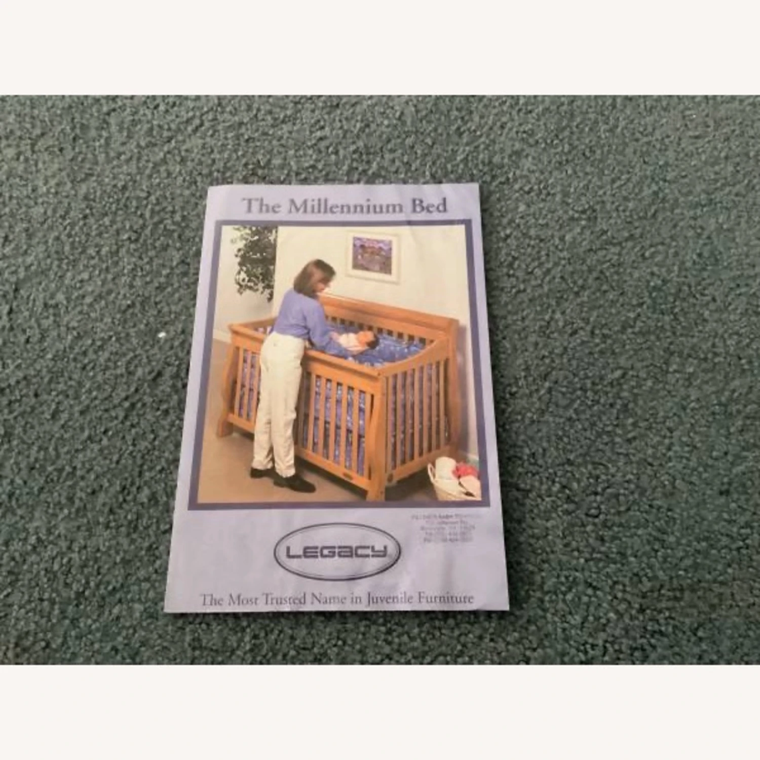 Legacy Classic Millennium Full Size Bed Convertible To Crib - Image 3