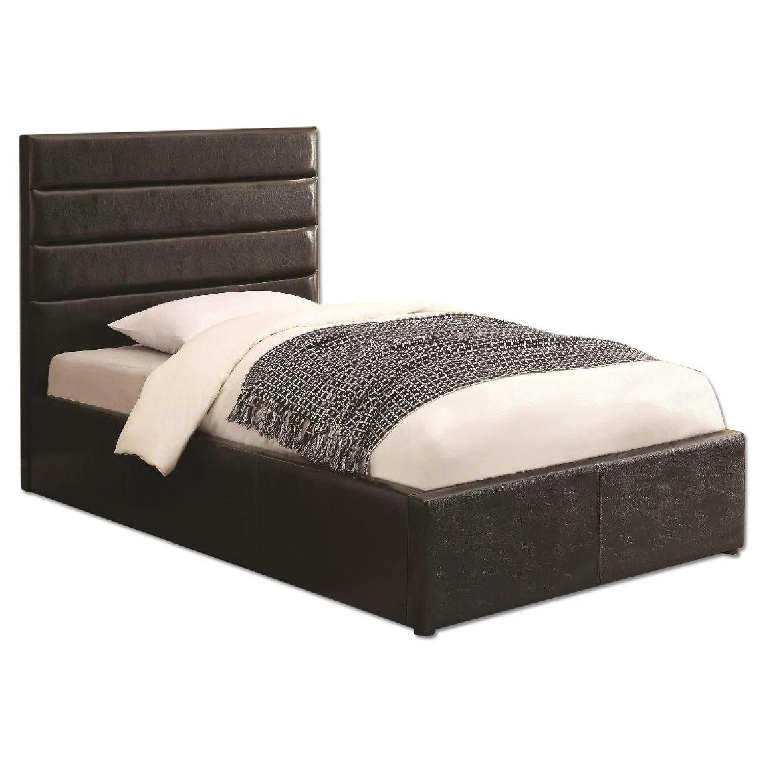 Other Modern Full Size Lift-Up Storage Platform Bed Upholstered