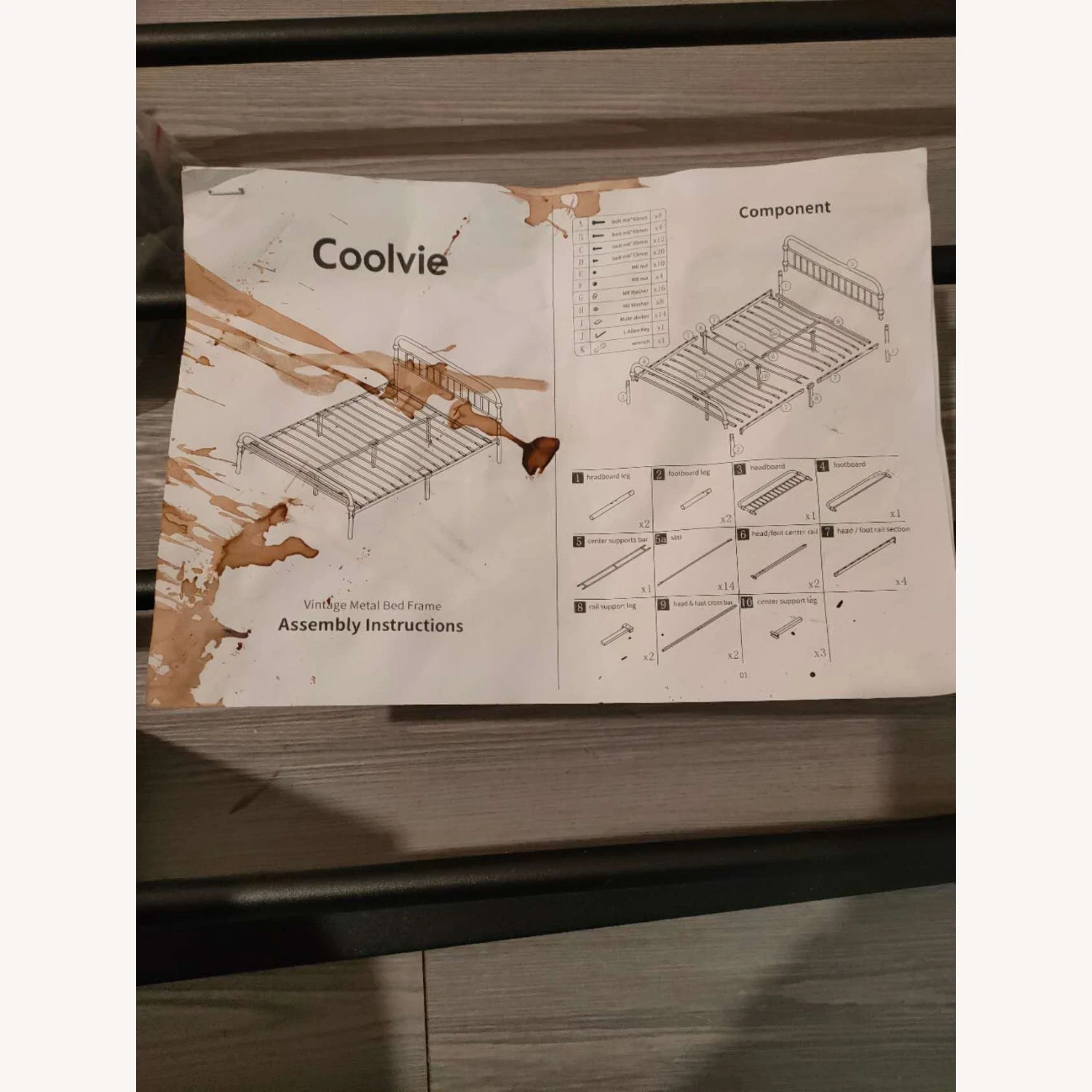 Other Coolvie Full Size Bed Frame