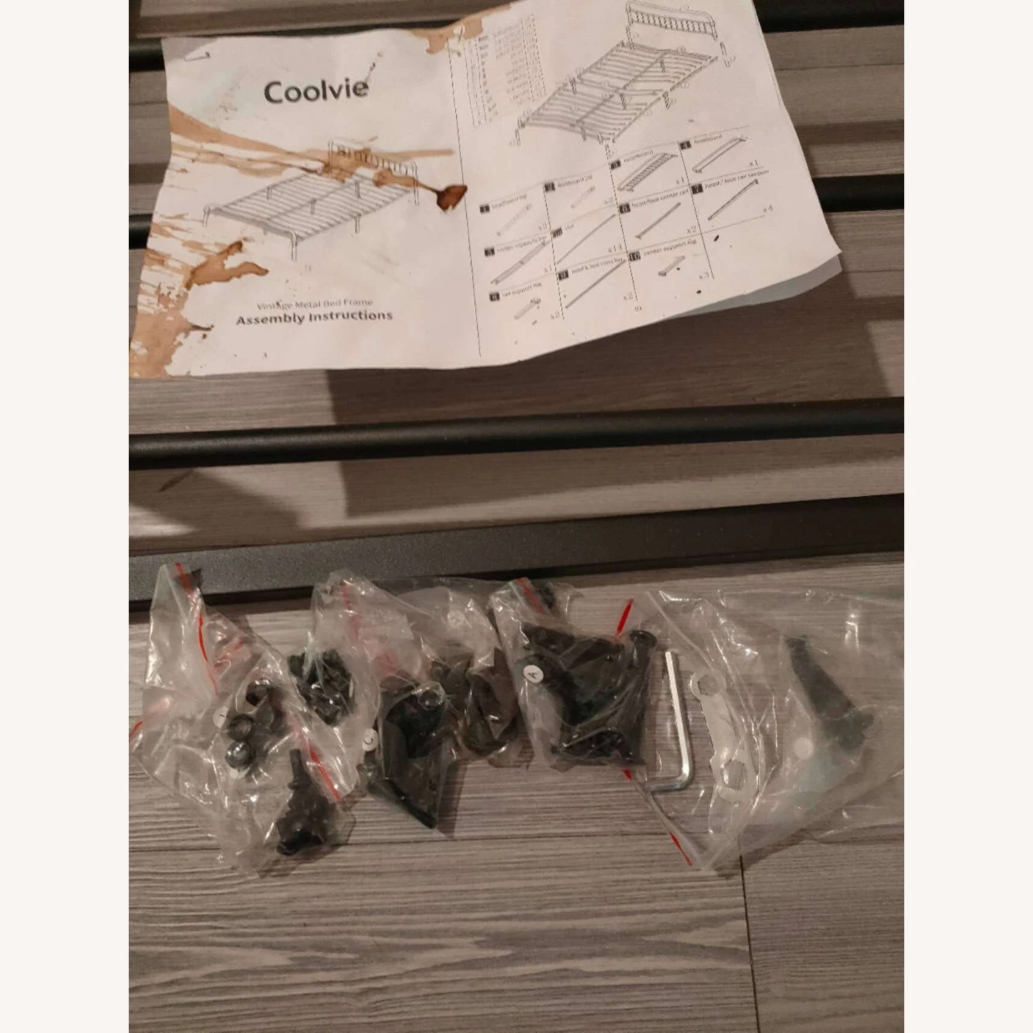 Other Coolvie Full Size Bed Frame - Image 4