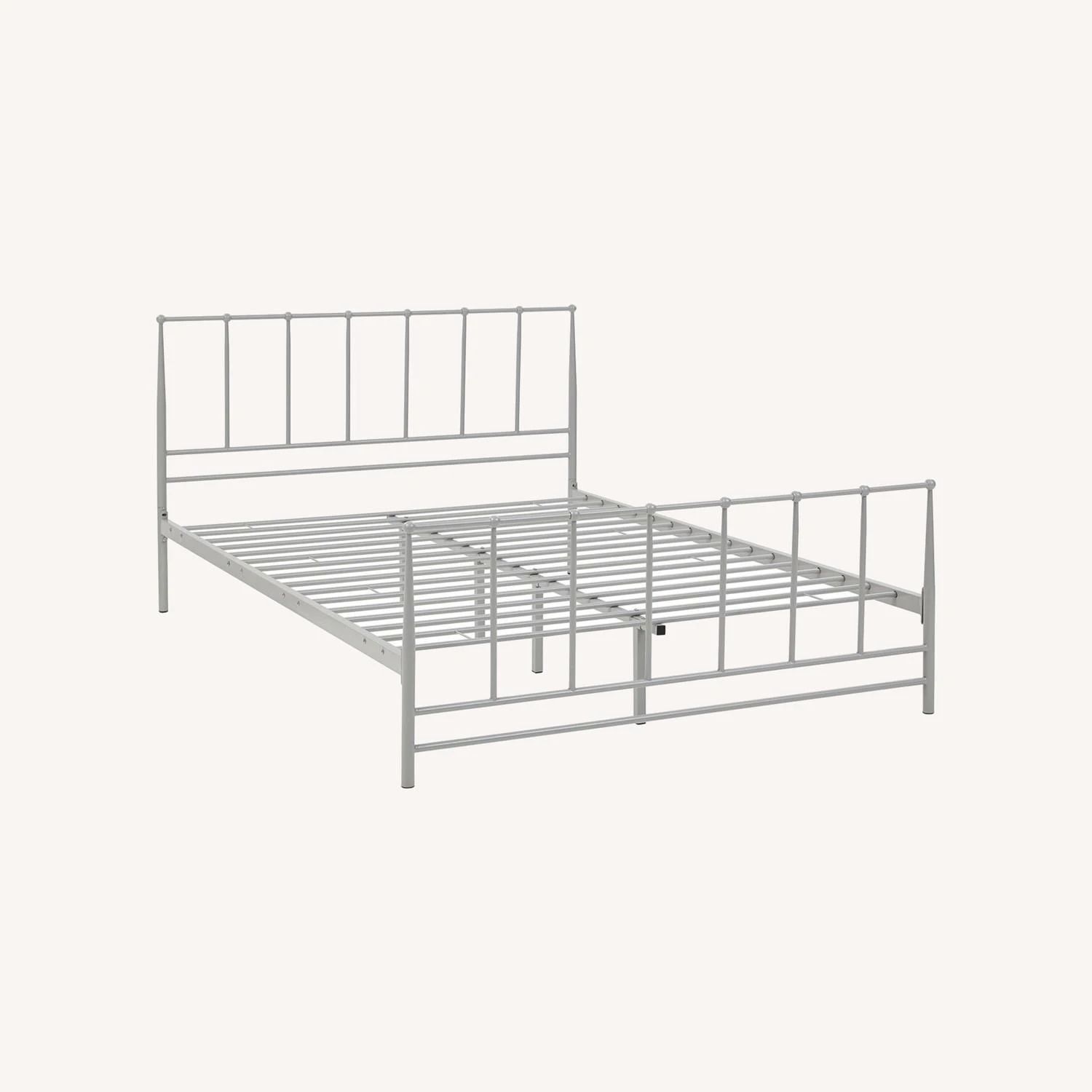Other Full Bed In Gray Coated Steel Tapered Frame Finish - Image 3