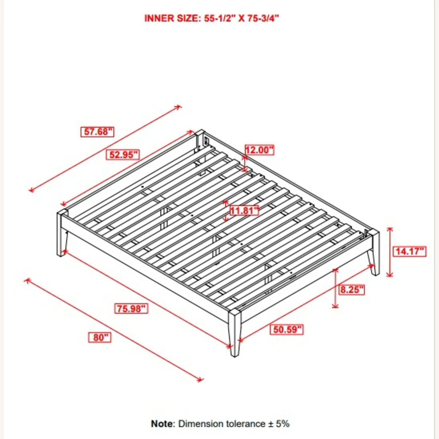 Other Versatile Full Bed In Cappuccino Finish - Image 5