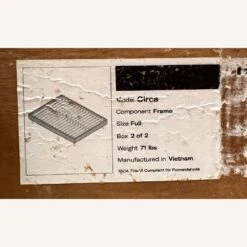 Burrow Full Bed Charcoal Gray