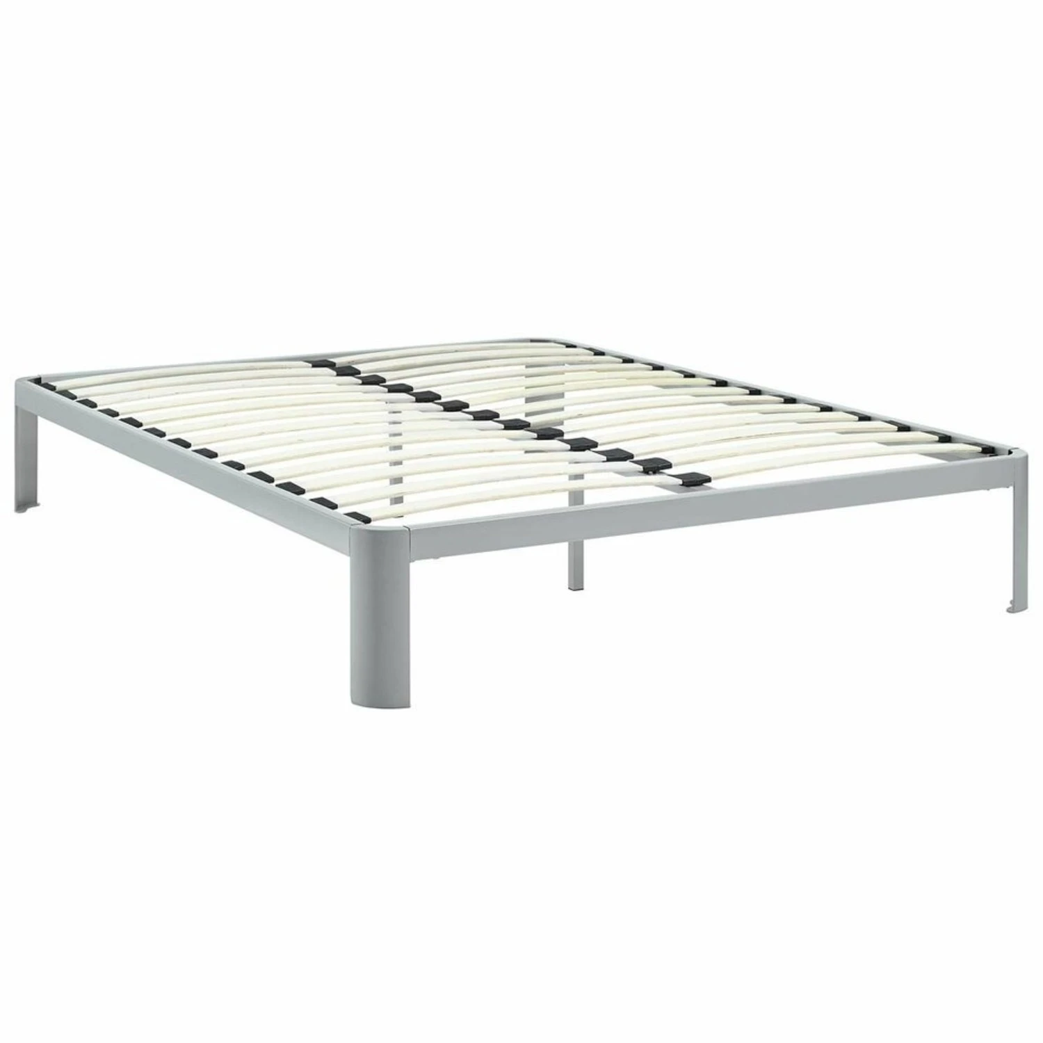 Other Full Bed Frame In Gray Sturdy Steel Finish - Image 5