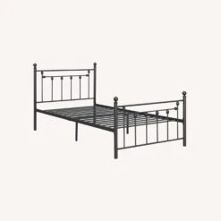 Other Full Bed In Gunmetal Heavy Gauge Steel Tube Finish