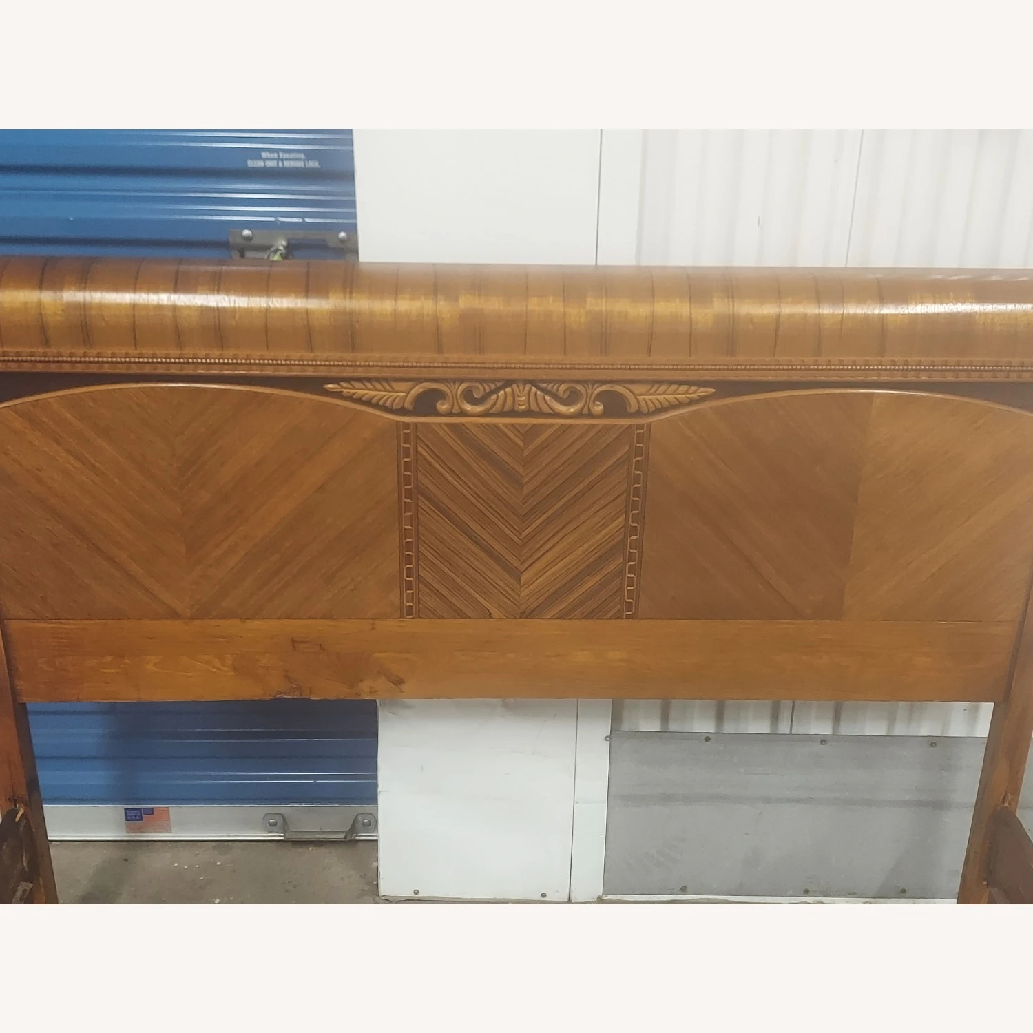 Art Deco Waterfall Full Size Bed - Image 2