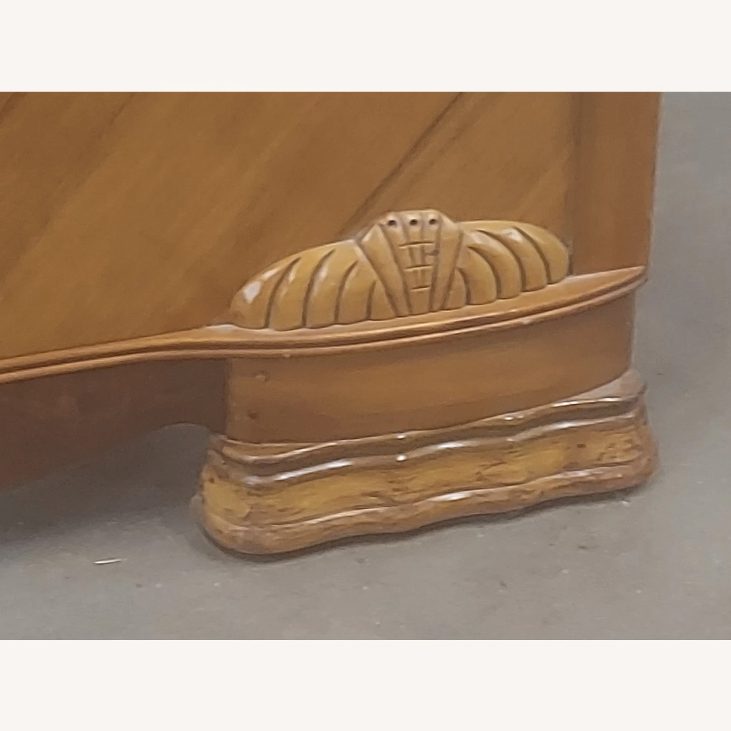 Art Deco Waterfall Full Size Bed - Image 4