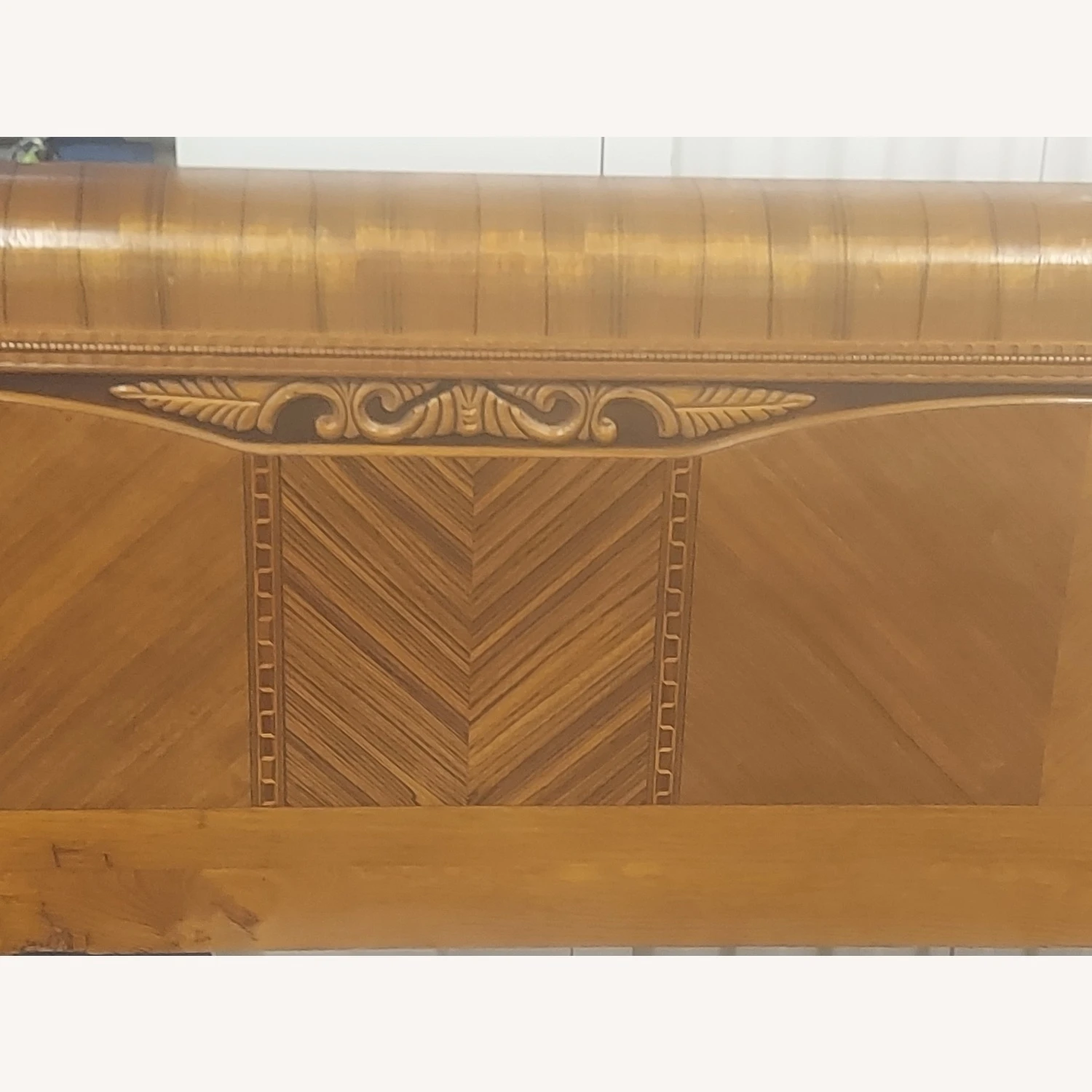 Art Deco Waterfall Full Size Bed - Image 5