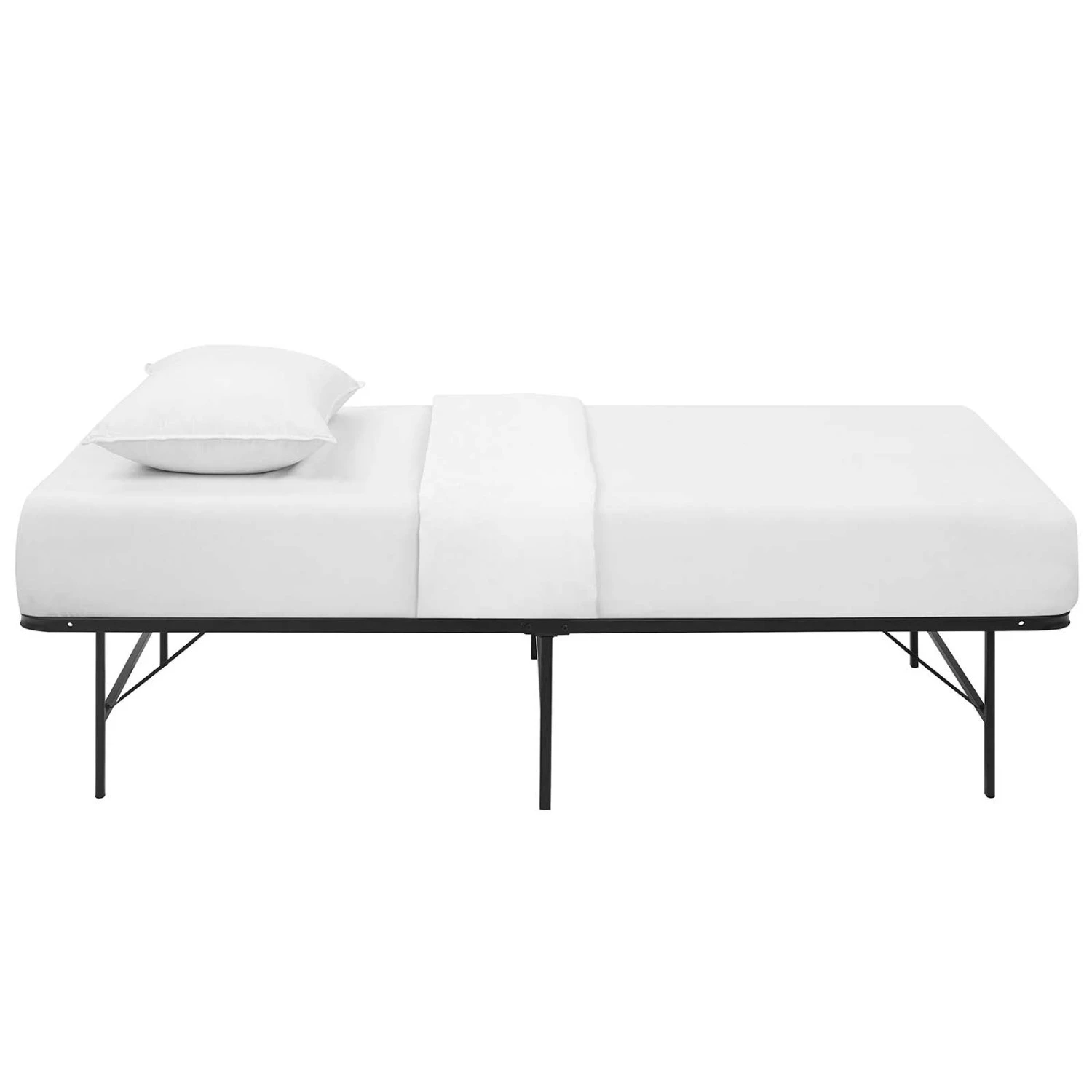 Other Twin Bed In Brown Stainless Steel Metal Frame - Image 9