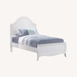 Other Full Bed In White Finish W/ Arched Headboard