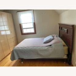 Other Double Bed Frame With Wood Headboard