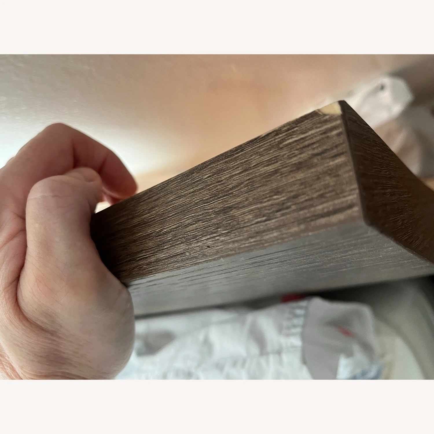 Other Italian Grey Wood Queen Bed