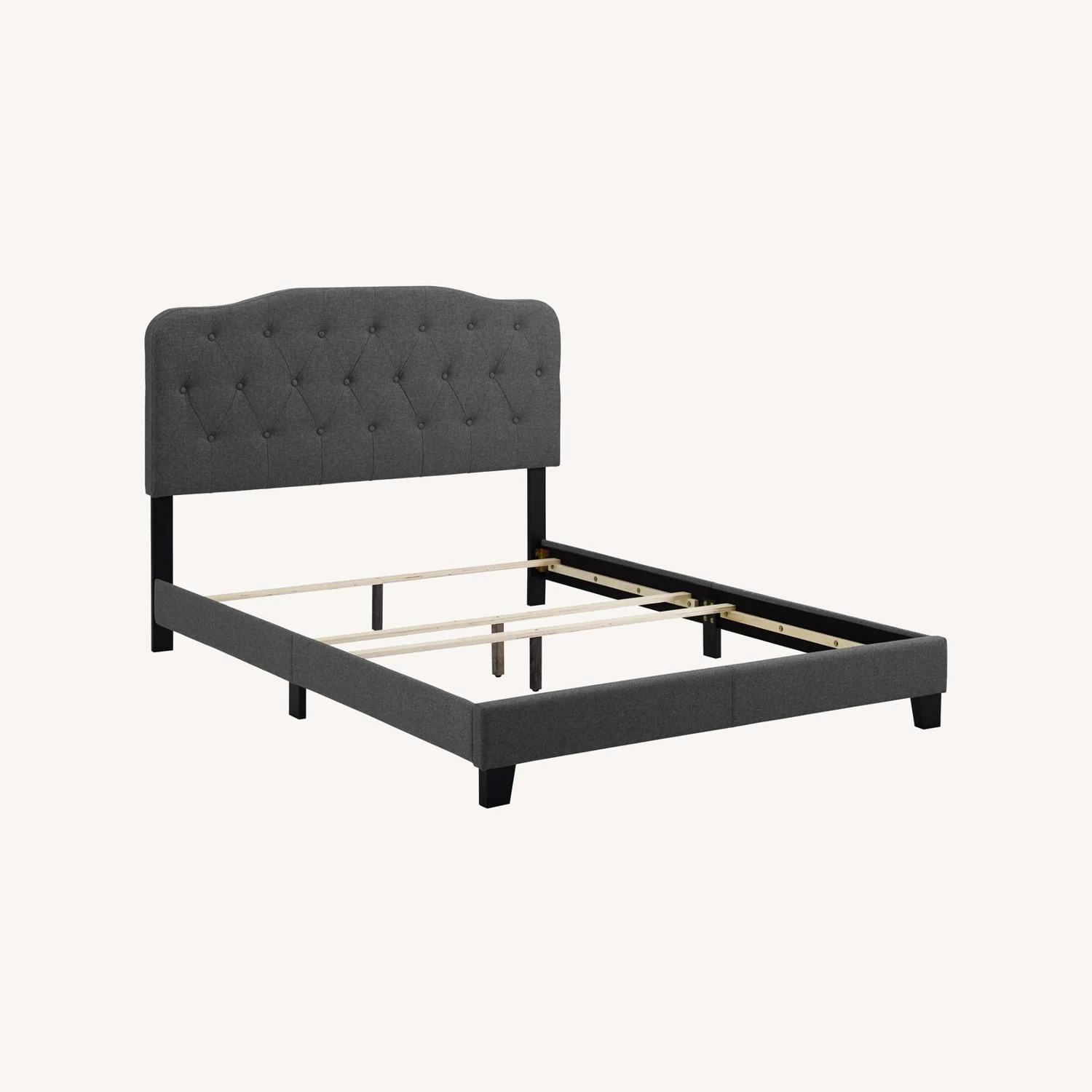 Other Contemporary Style Full Bed In Gray Fabric Finish - Image 8