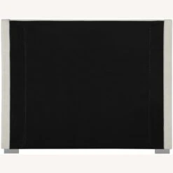 Other Full Bed In Beige Linen Textured Fabric Upholstery