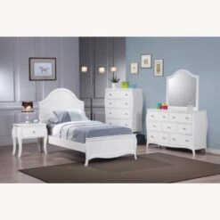 Other Full Bed In White Finish French Country Design