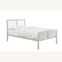Other Full Bed In Silver Steel Tubing Frame Finish