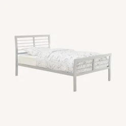 Other Full Bed In Silver Metal Steel Tube Finish
