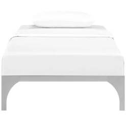 Other Full Bed In Silver Sturdy Steel Frame Finish