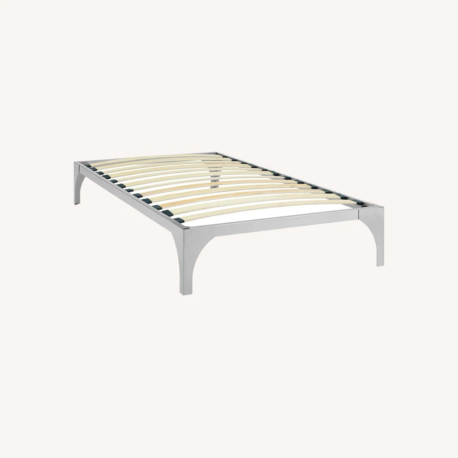 Other Full Bed In Silver Sturdy Steel Frame Finish - Image 2