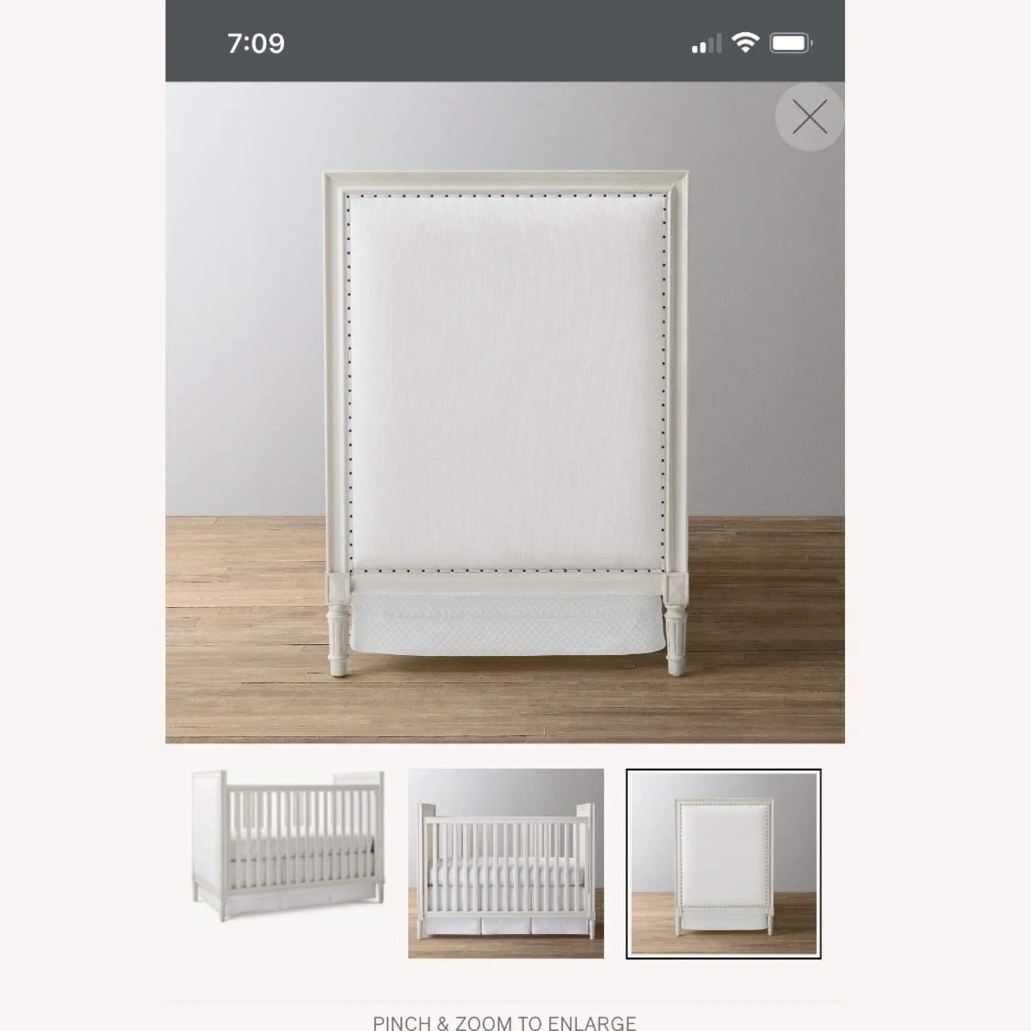 Restoration Hardware Marcelle Crib & ConversionKit - Image 2
