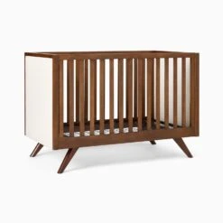 West Elm Wright Upholstered Convertible Crib