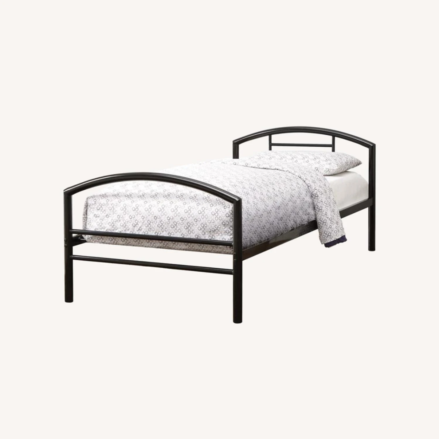 Other Twin Bed In Black Metal Steel Finish - Image 5
