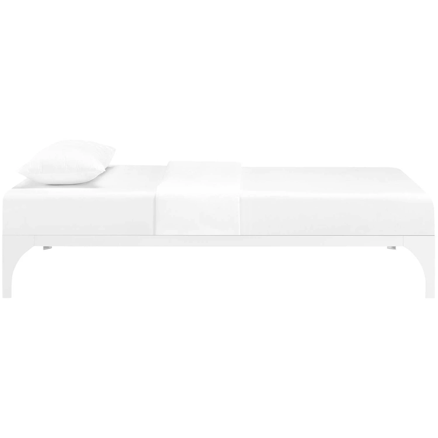 Other Twin Bed In White Sturdy Steel Frame Finish - Image 2