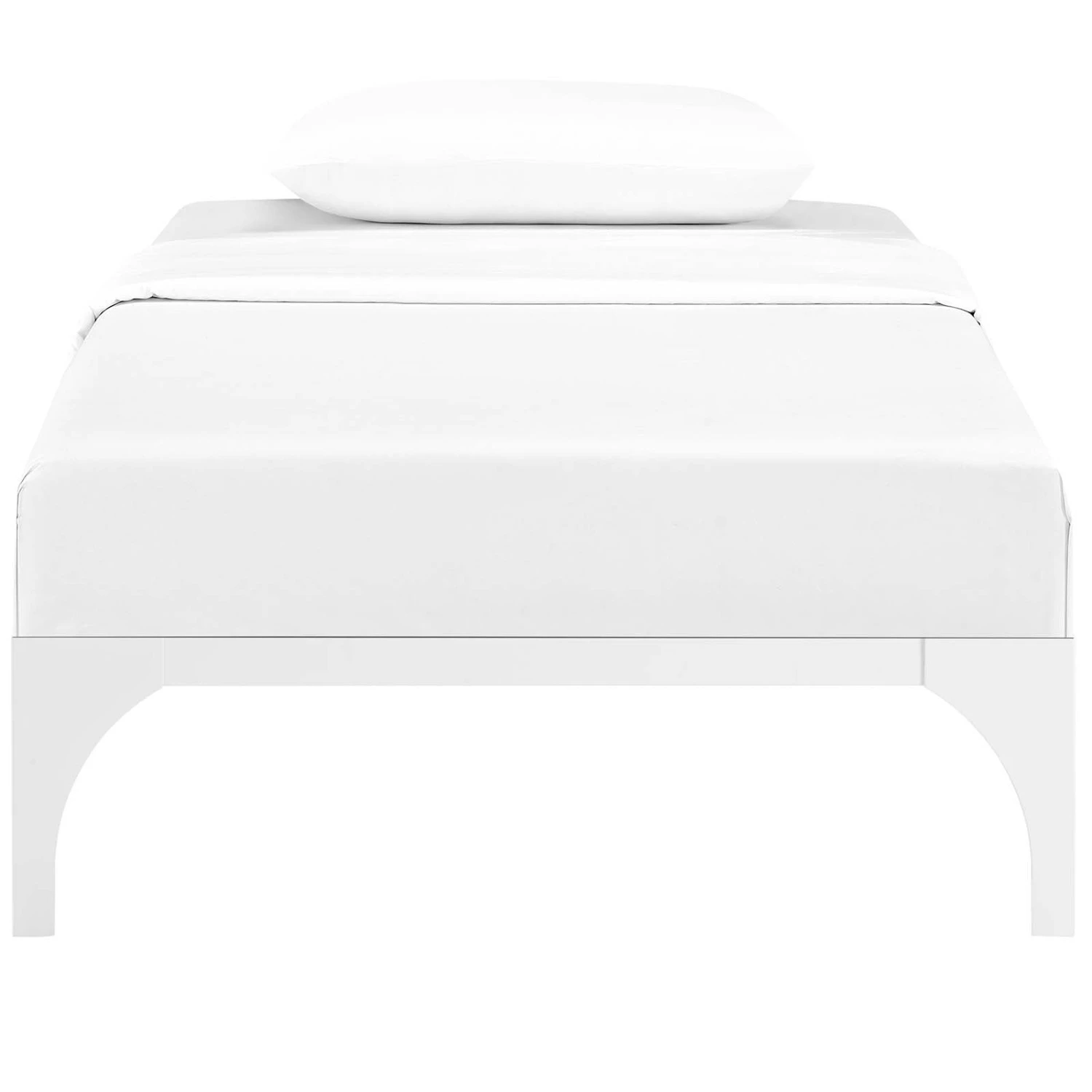 Other Twin Bed In White Sturdy Steel Frame Finish - Image 3