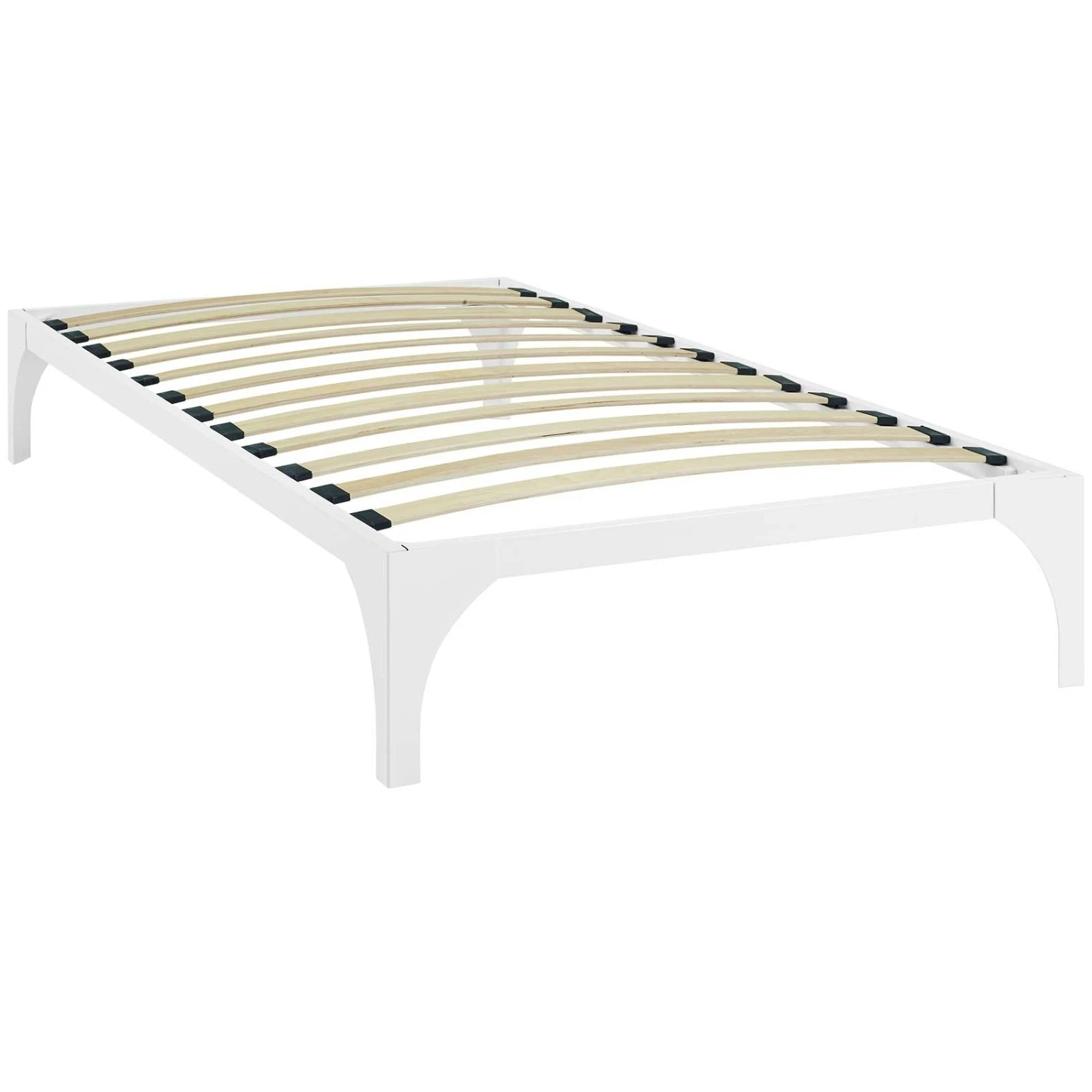 Other Twin Bed In White Sturdy Steel Frame Finish - Image 4