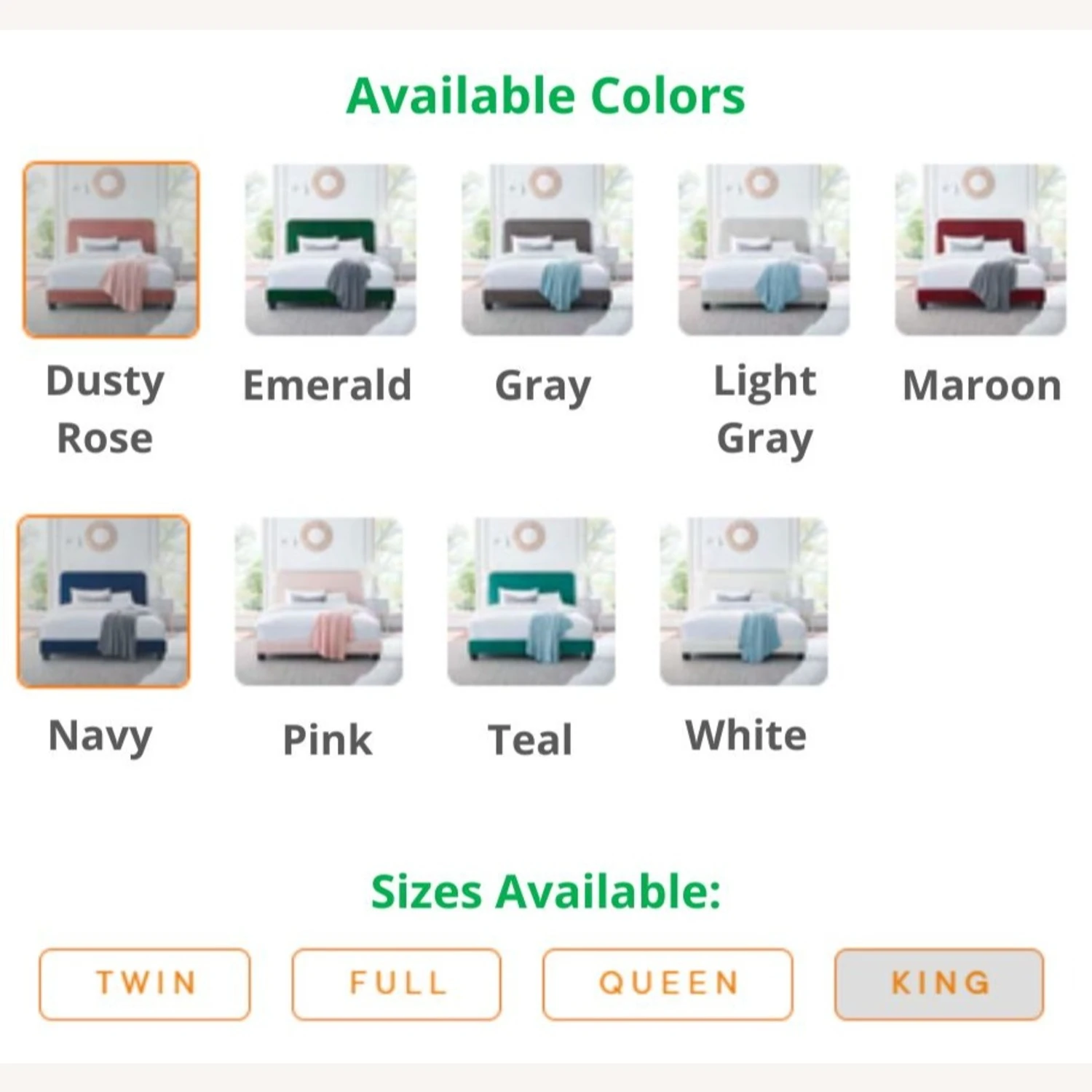 Other Twin Bed In Light Gray Tufted Velvet Fabric Finish - Image 4