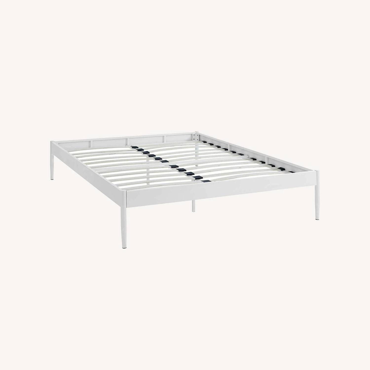 Other Twin Bed Frame In White Steel Finish - Image 4