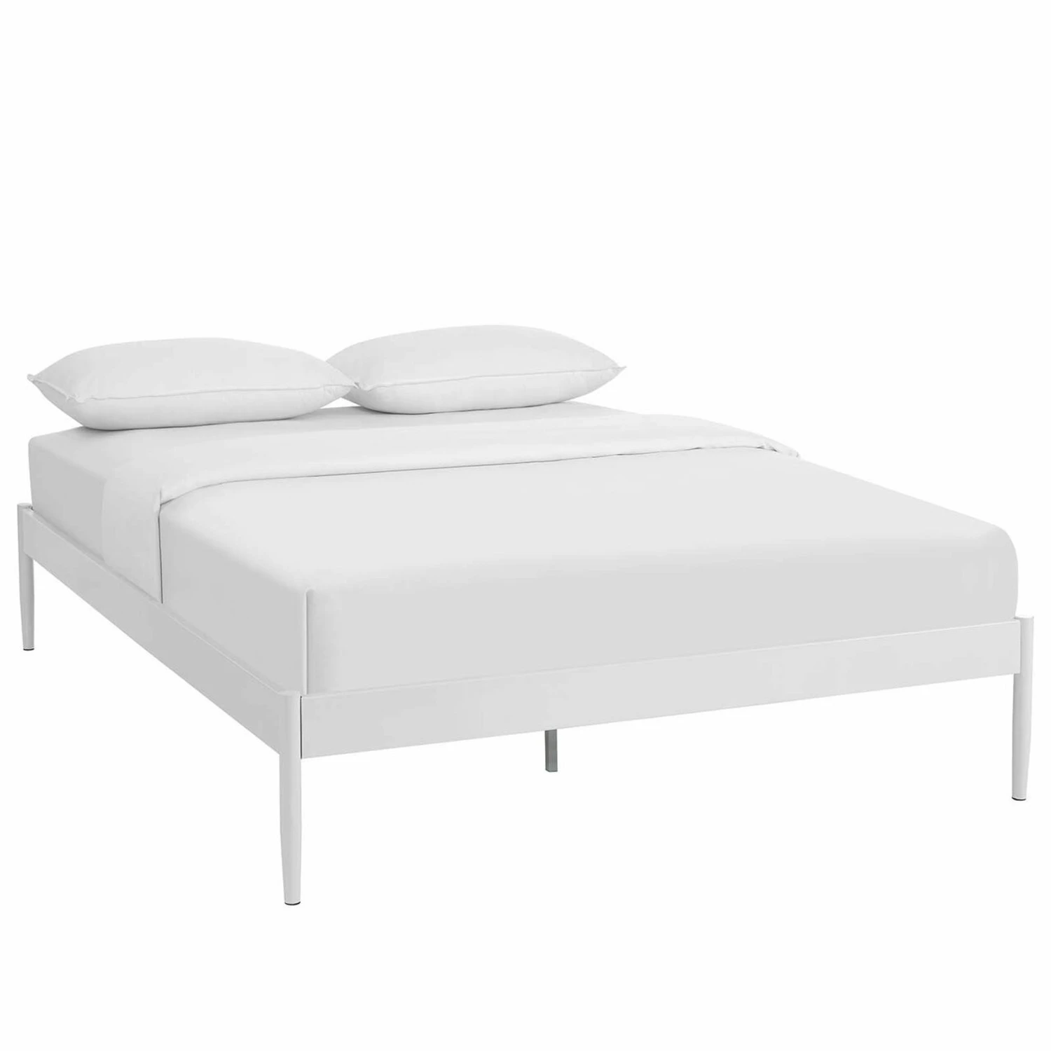 Other Twin Bed Frame In White Steel Finish - Image 6