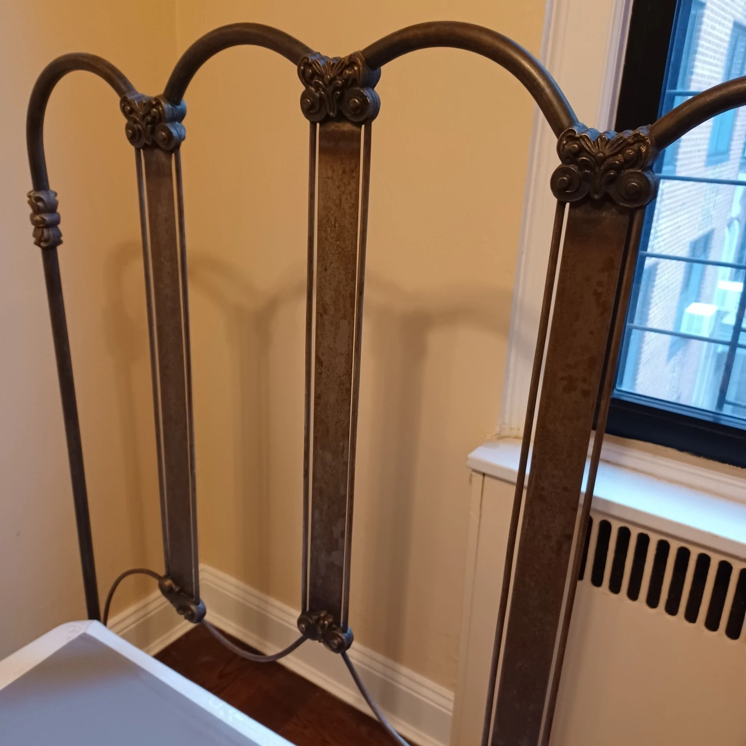 Antique Twin Iron Bed - Image 3
