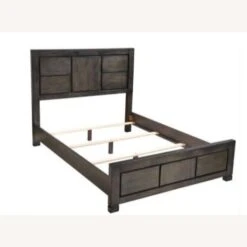 Other Modern Queen Bed In Dark Grey Wood Finish