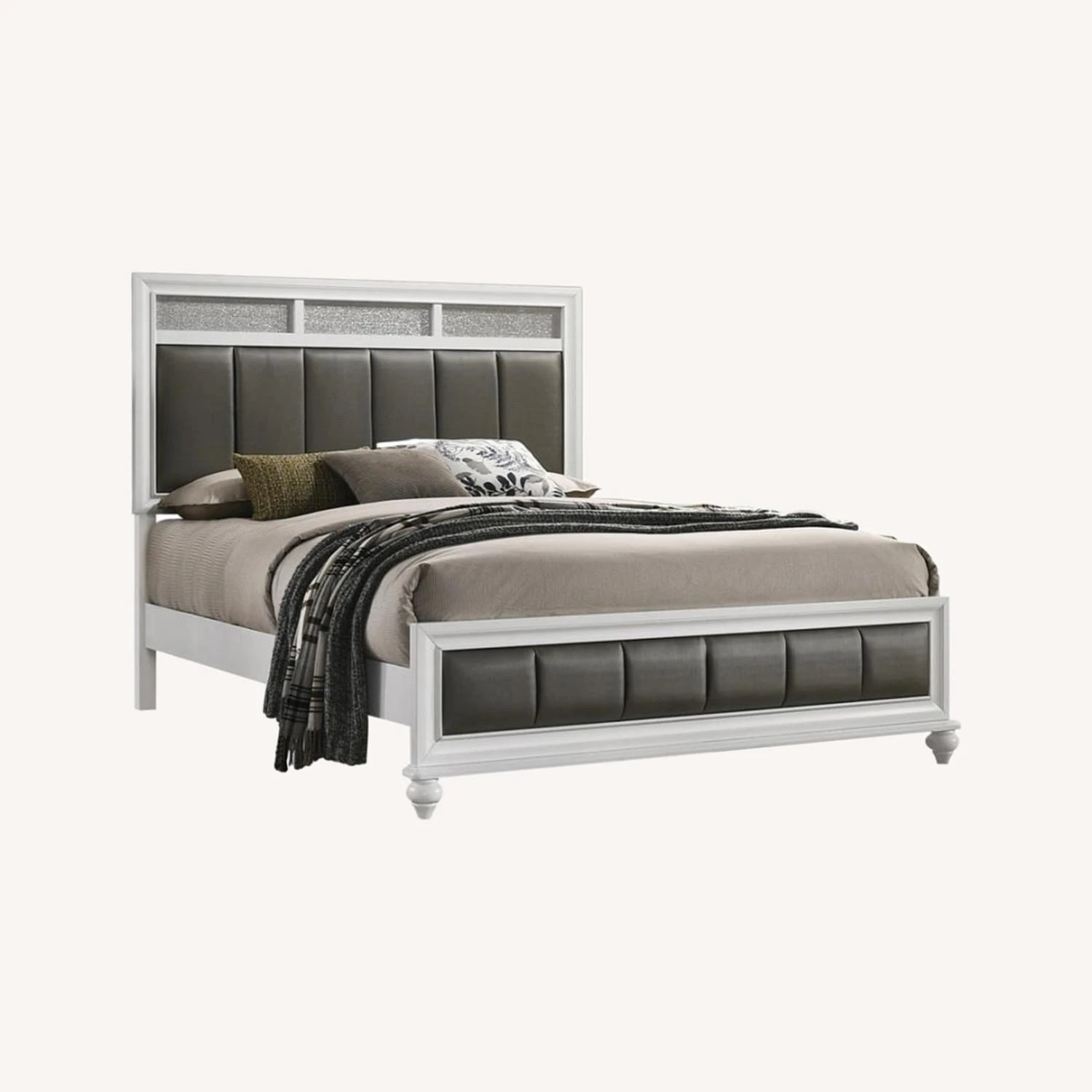 Other Queen Bed In White Wood Finish - Image 6